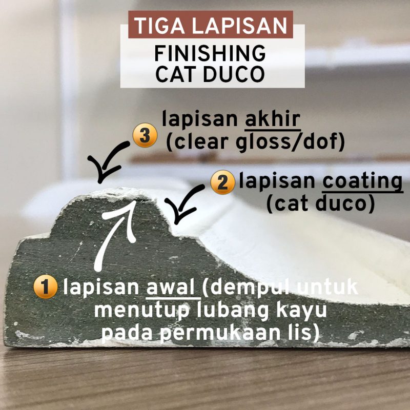 Cara Finishing Lis Dengan Cat Duco