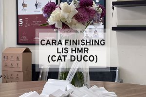 Cara Finishing Lis HMR Dengan Cat Duco