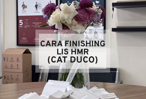 Cara Finishing Lis HMR Dengan Cat Duco